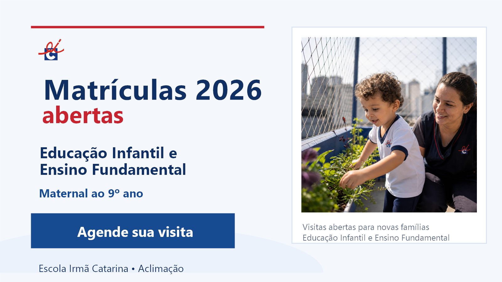 Matrículas 2026 abertas